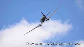 What time you can see RAF flypast above Stockport today