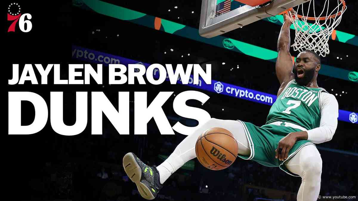 Jaylen Brown DUNKS from the 2025-26 Season