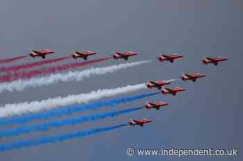 Stranded Red Arrows forced to pull out of string of UK air shows