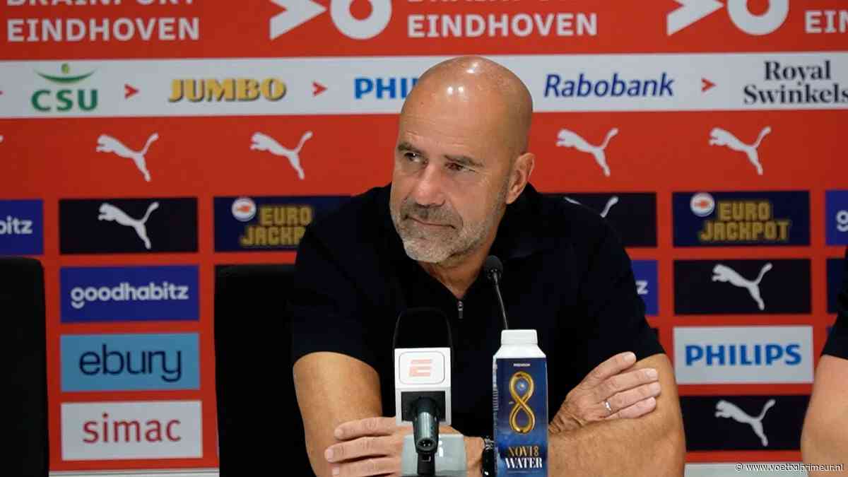 Bosz kan geen garantie geven voor ommekeer bij PSV: 'Daar teken ik voor'