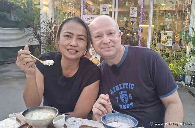 Amore ohne Worte? In "Amore unter Palmen" sprechen Busfahrer Matthias (50, Lüneburg) und Thailänderin Nat ab morgen auf Joyn nur die Sprache der Liebe