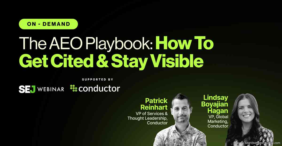 The AEO Playbook: How to Get Cited & Stay Visible via @sejournal, @hethr_campbell