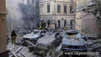 Russlands Krieg in der Ukraine: Stundenlanger Luftalarm in Odessa