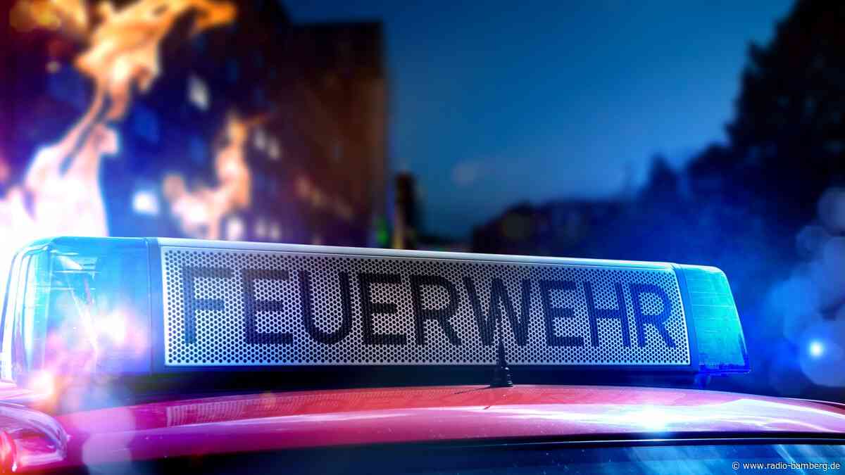 Brand in Unterleinleiter: E-Fahrzeug offenbar Auslöser