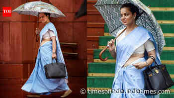 From Birkin to Rolex: Kangana Ranaut’s Eri silk saree Parliament look is turning heads