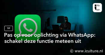 Pas op voor oplichting via WhatsApp: schakel deze functie meteen uit