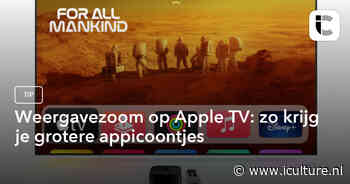 Weergavezoom op Apple TV: zo krijg je grotere appicoontjes