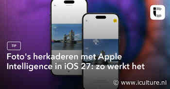 Foto’s herkaderen met Apple Intelligence in iOS 27: zo werkt het