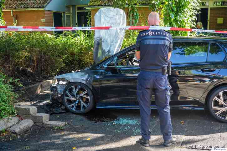 Auto uitgebrand in Groningen, politie gaat uit van brandstichting