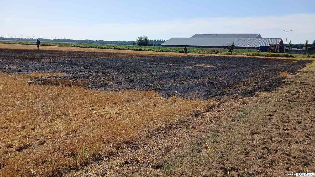 Akkerbrand bij Ter Apel snel onder controle