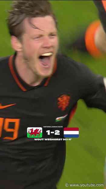 That Wout Weghorst goal in Cardiff!  🤩 #NothingLikeOranje #NationsLeague