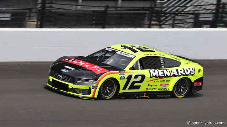 Ryan Blaney wins pole for Sunday’s NASCAR Cup Series race at Iowa Speedway