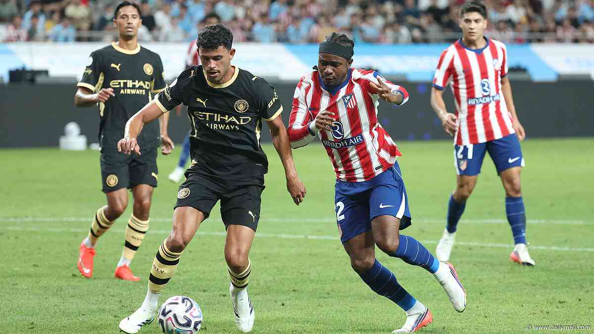 Man City vs Atletico Madrid - pre-season friendly LIVE: Enzo Maresca's side find their form in time for next week's clash with Arsenal as Rayan Ait-Nouri makes it 3-1 in Seoul