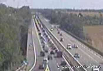 Traffic slow on M2 due to broken-down vehicle