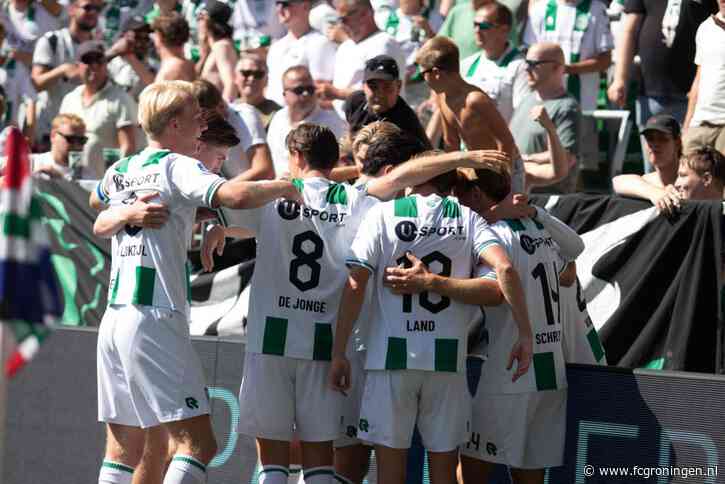 FC wint openingsduel in uitverkocht en groenwit Euroborg