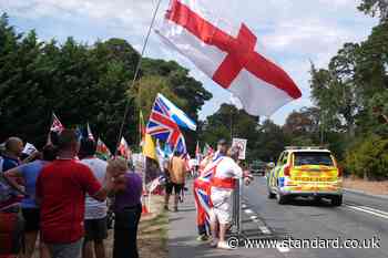 Dozens of protesters gather outside former RAF base after Thetford unrest