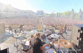 ANTHRAX Fill-In Drummer DARBY TODD Shares 'Caught In A Mosh' Drum-Cam Video From 2026 ROCK IMPERIUM Festival
