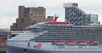 Massive cruiser 'Valiant Lady' sails into Liverpool waterfront