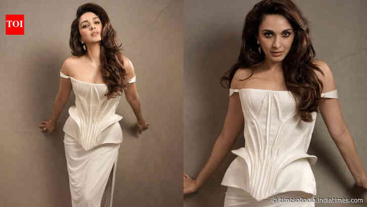 Toxic Trailer Launch: Kiara Advani stuns in dramatic all-white corset look; fans hail Nadia