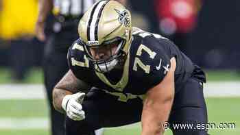 Saints' Radunz done for season due to torn ACL