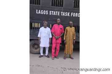 3 arrested removing brain-box from VIS van in Lagos