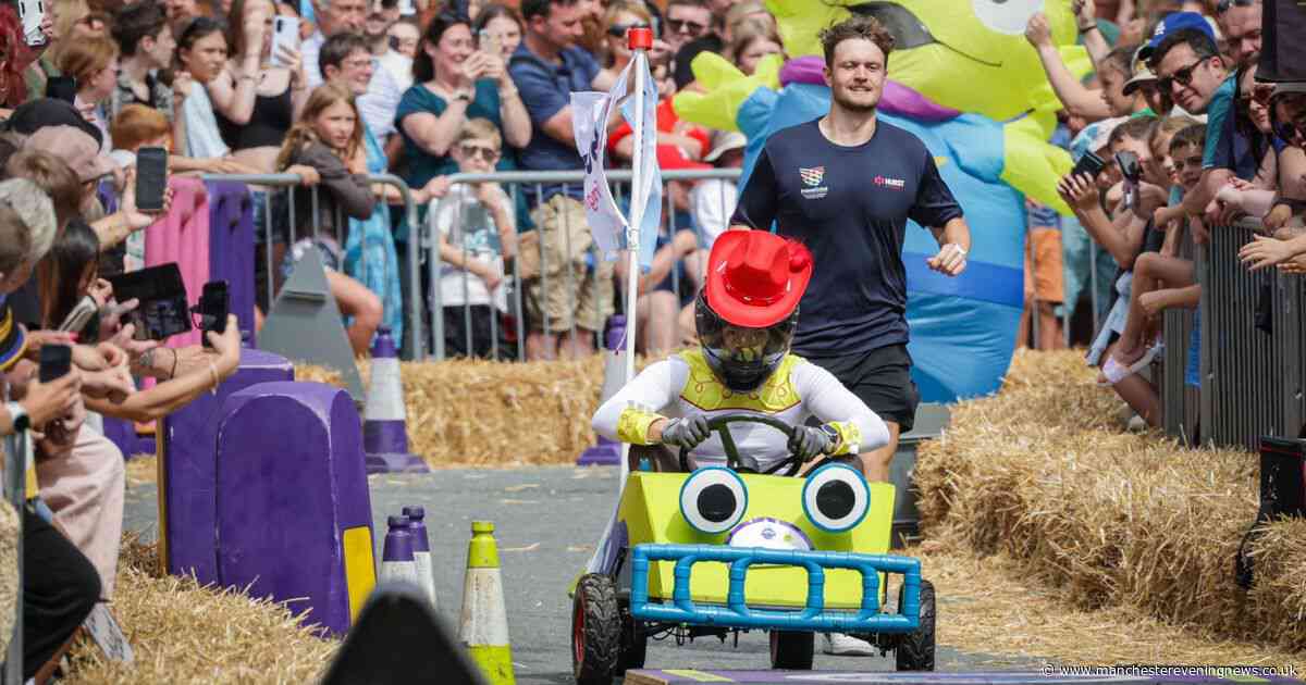 Stockport soapbox event Krazy Races returns as RAF aircraft makes special flyover