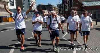 Rugby legends join 1,000 mile charity walk around Wales