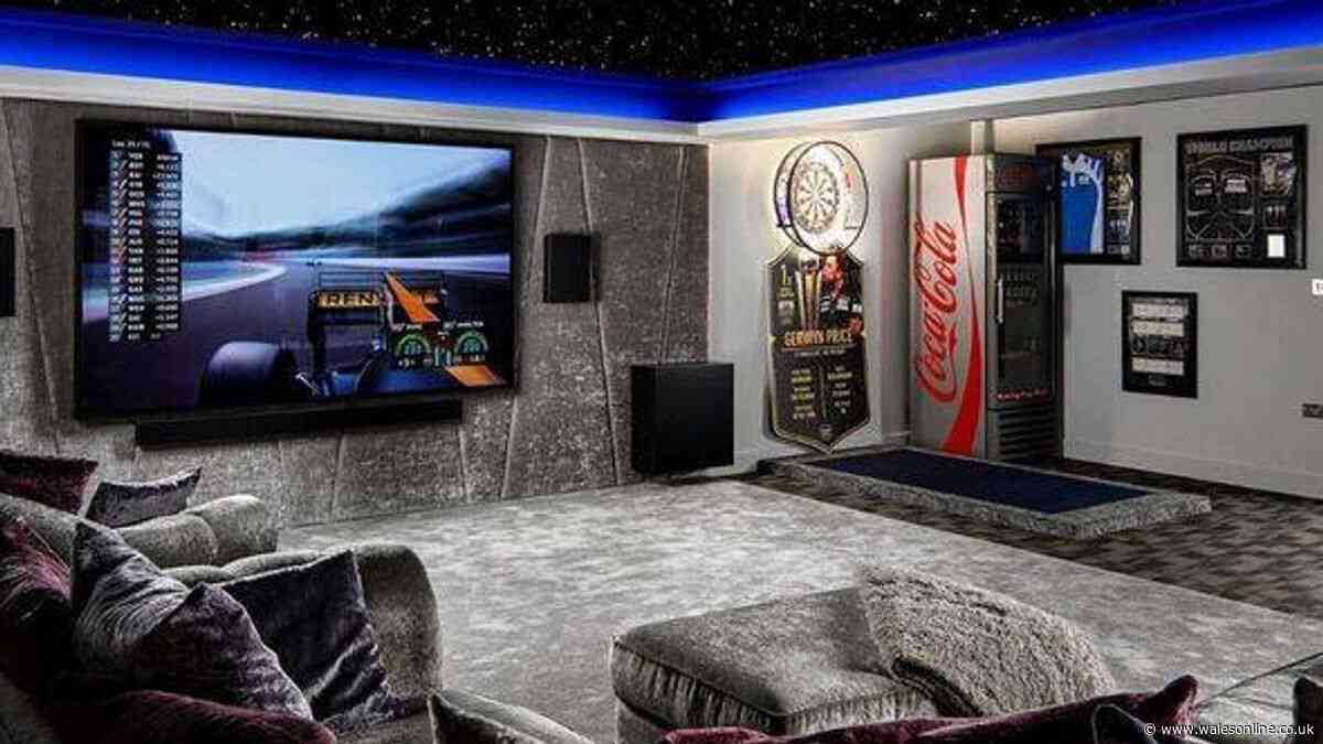 Inside Gerwyn Price's stunning Valleys 'man cave' as darts star makes purchase