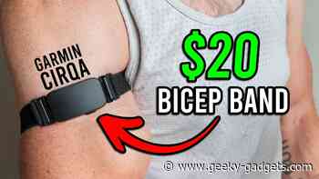Build a DIY Garmin CIRQA Bicep Band for $22 Instead Of $59
