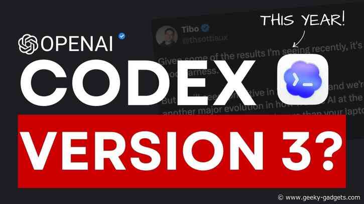 OpenAI Targets Late 2026 for Codex Version 3 Cloud Release
