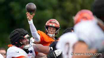 Latest news, buzz from training camps: Burrow to Higgins for TD; Bengals offense looks sharp