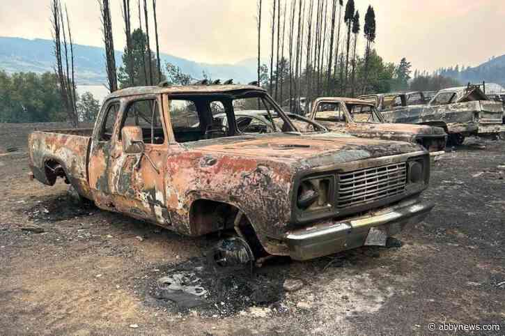Bradley Creek wildfire complex near Vernon still being held