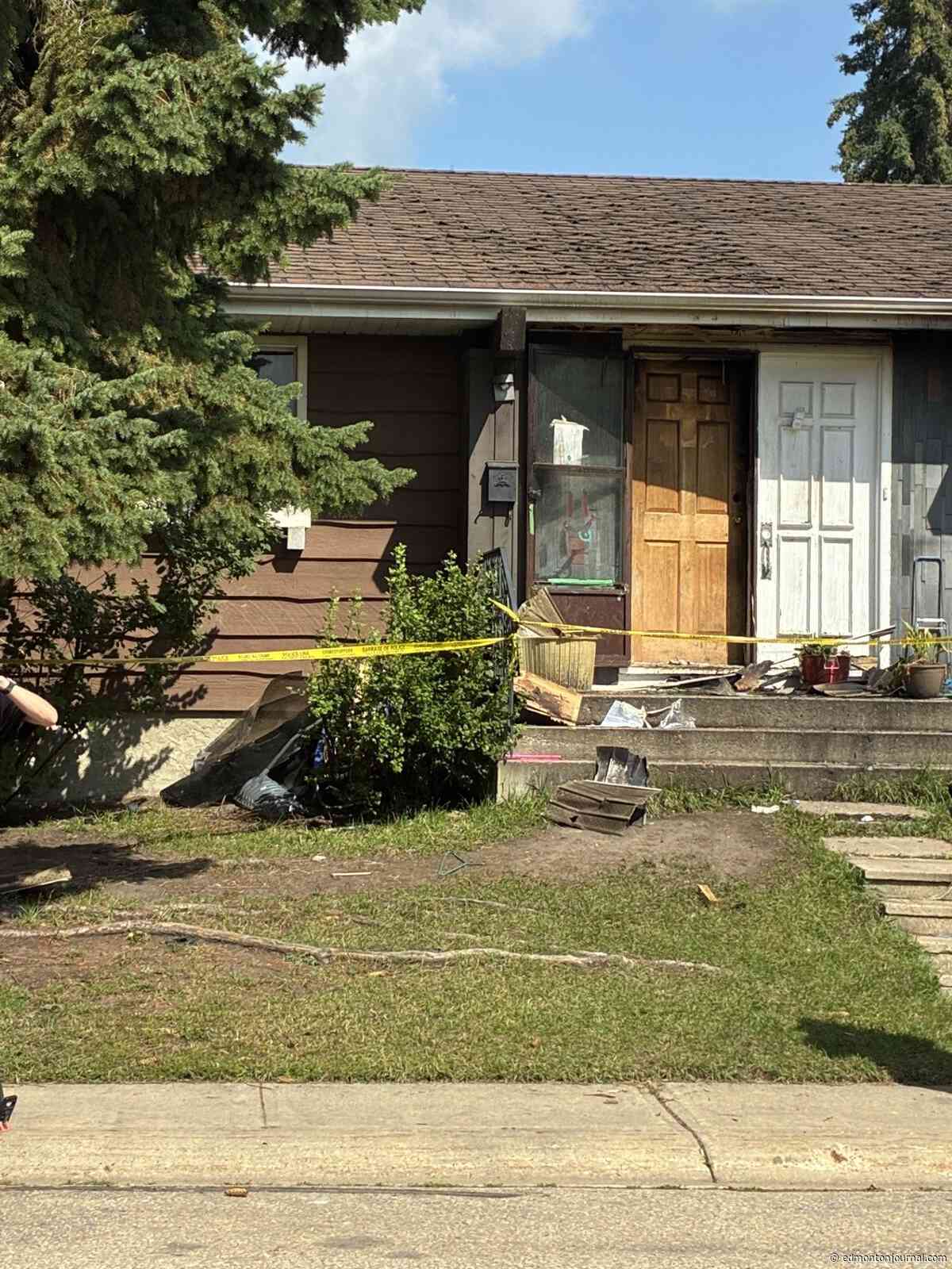 Sherwood Park home condemned in 2025 scene of Saturday house fire