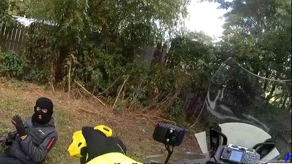 Boy arrested after stolen motorbike spotted in County Durham as police looking for dirt bike rider