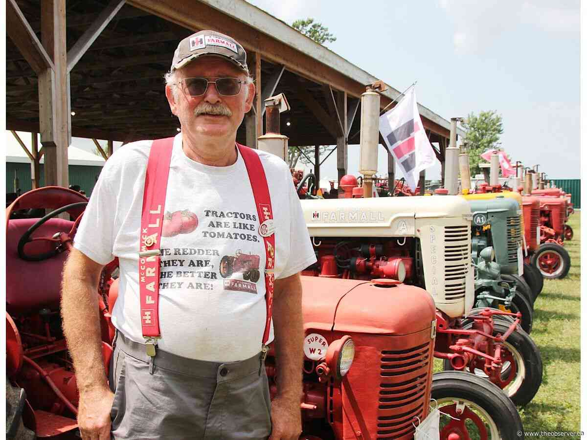 Collector brings 40 tractors to Western Ontario Steam Threshers show