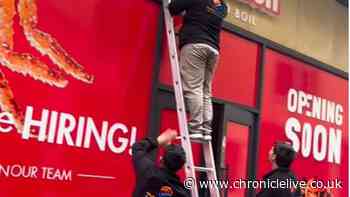 New seafood restaurant 'straight from the USA' set for Newcastle as signs go up on Quayside