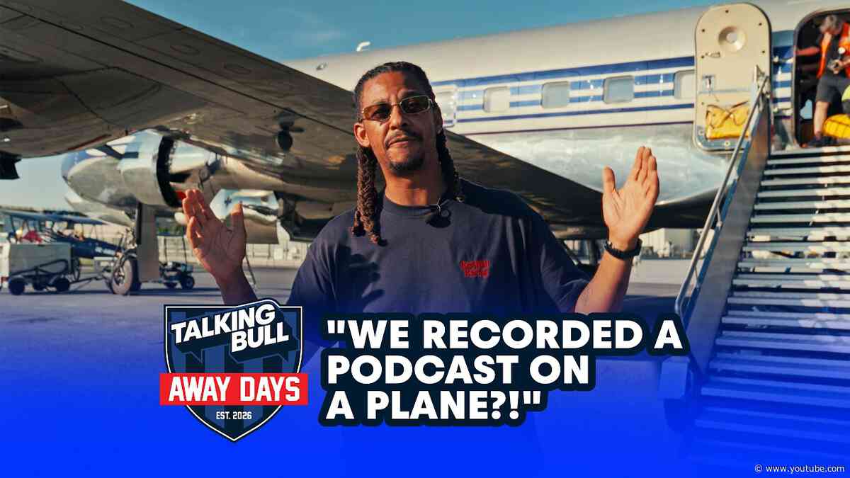 We Recorded An Episode of Talking Bull on a Plane!