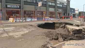 About 20 businesses in Bowness without water after water main break