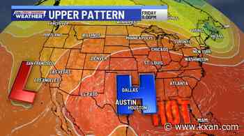 Temperatures increasing this week, low rain chance
