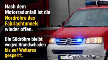 Mannheim – Fahrlachtunnel nach schwerem Motorradunfall teilweise wieder geöffnet – Südröhre bleibt gesperrt
