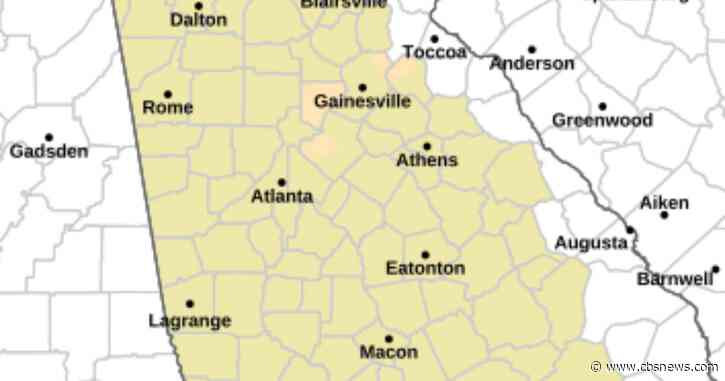 Strong thunderstorms could bring heavy rain, high winds to North Central Georgia, NWS says