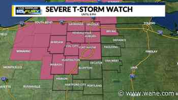 Strong storms moving in this evening