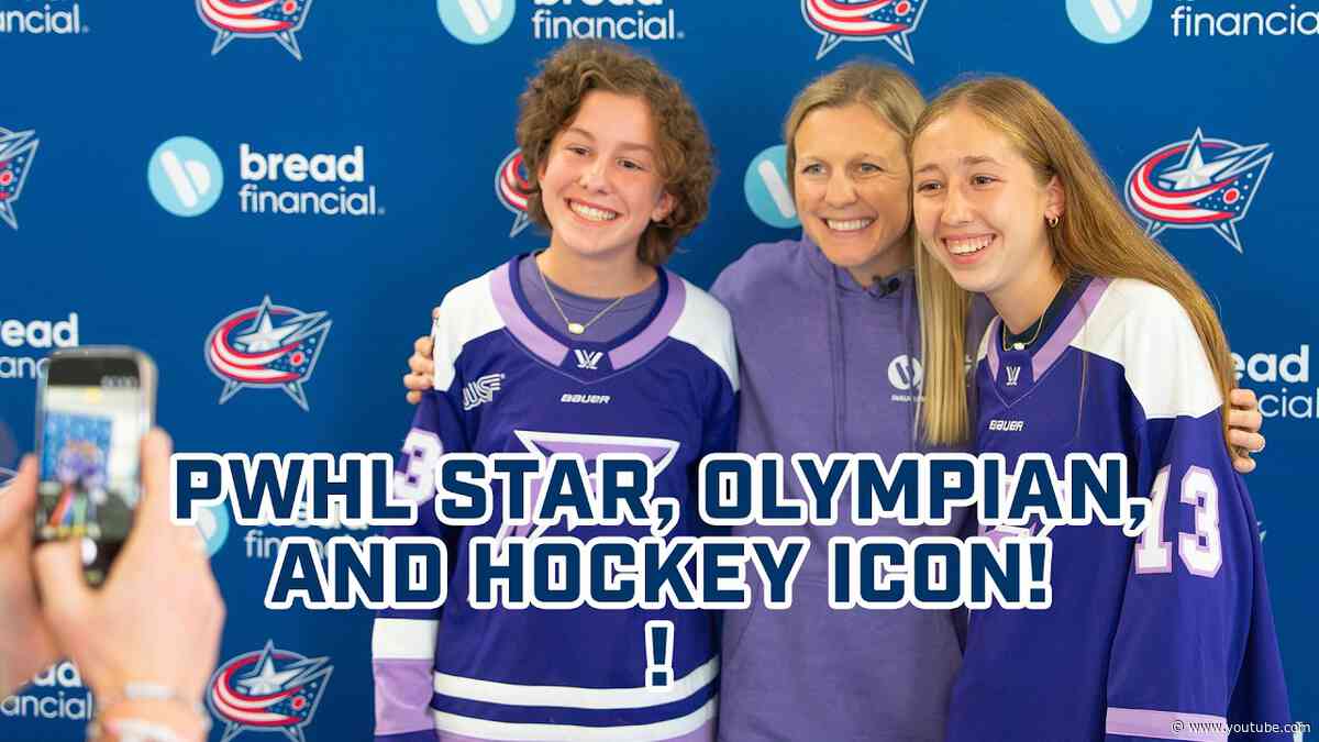 Olympian, PWHL Star and Hockey Icon, Kendall Coyne Schofield Joined Us For A Day At The Rink!