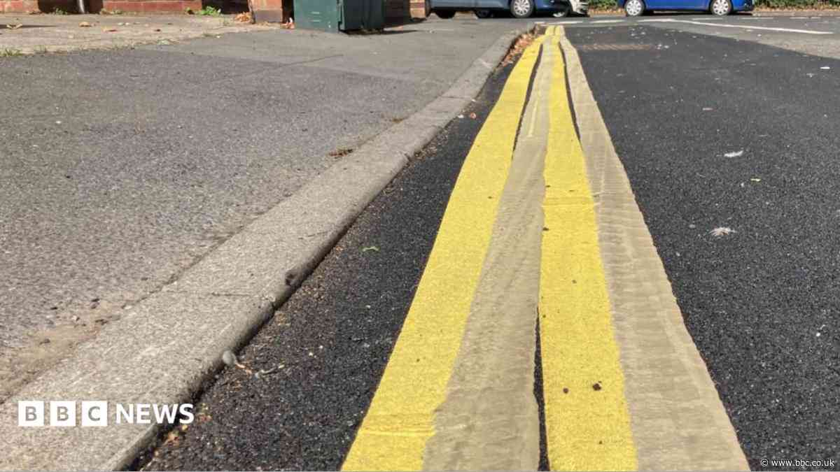 Confusion over 'quadruple yellow lines' on street