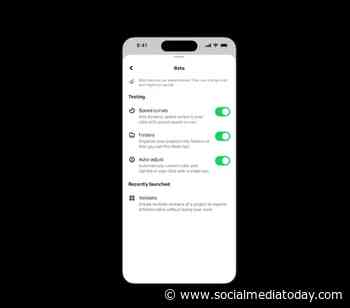 Meta adds more experimental Edits features to its beta tab