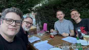 The Hobbits reunite! Elijah Wood enjoys second breakfast with former Lord of the Rings castmates