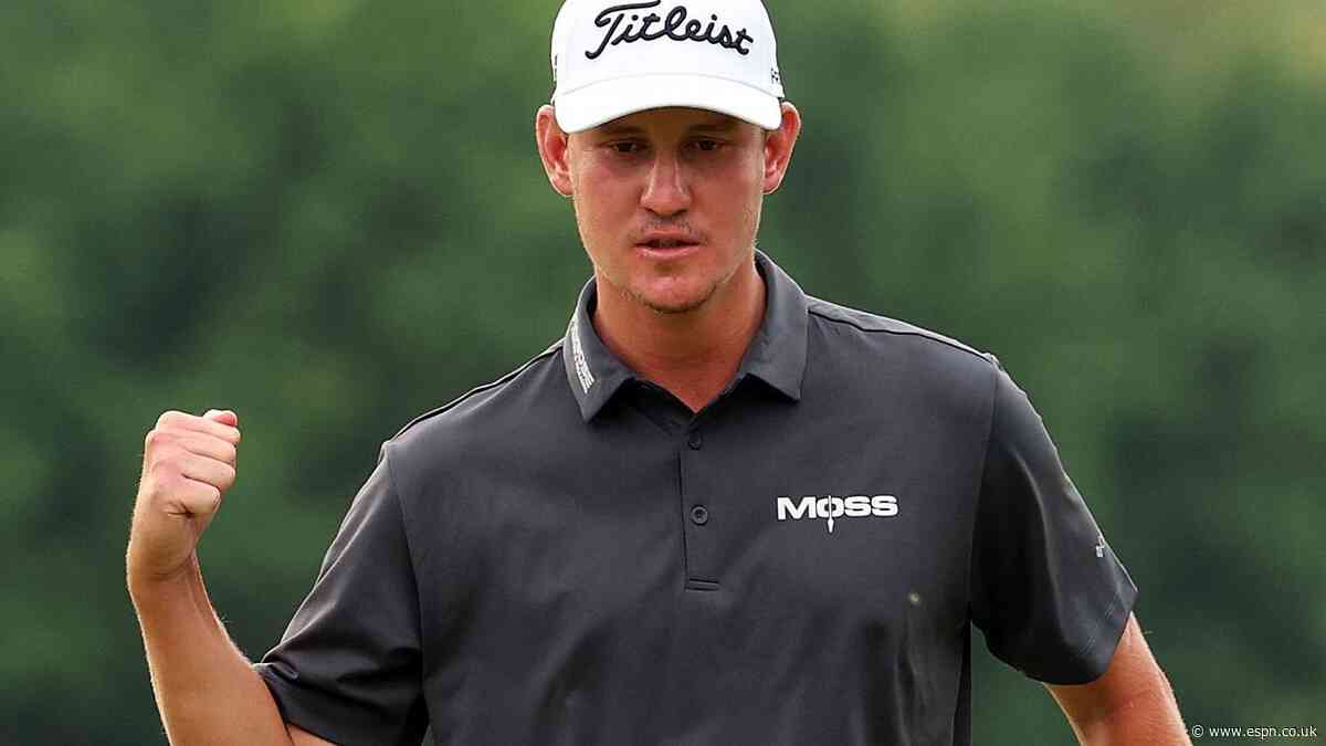Harris, 23, shoots 59, wins in Korn Ferry playoff