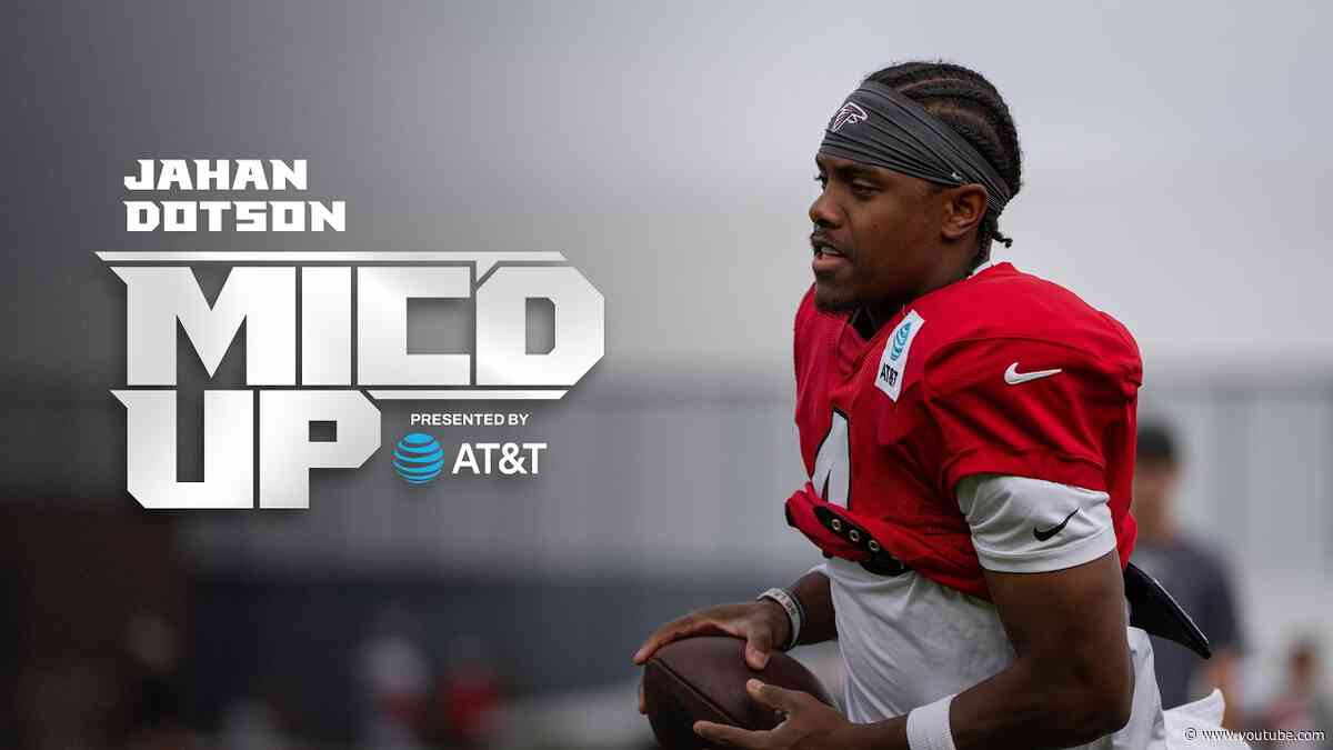 Jahan Dotson is Mic'd Up at AT&T Training Camp | Atlanta Falcons