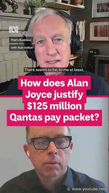 Was ex-Qantas CEO Alan Joyce paid too much? | That's Business with Alan Kohler