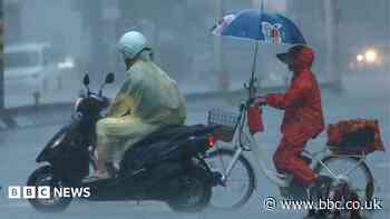 Typhoon Dolphin batters Japan's Okinawa before bearing down on China
